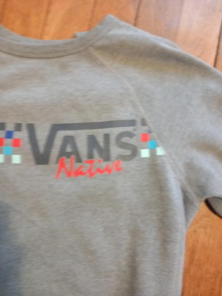 Sweat Vans Taille S gris - Photo 3/4
