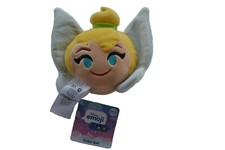 New Disney Parks Store Tinker Bell Fairy Emoji Face Plush Stuffed Animal Toy 6"