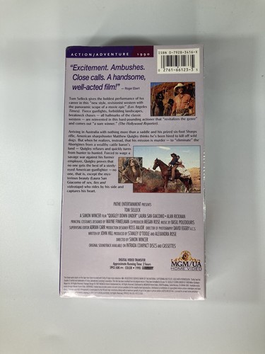 Quigley Down Under Tom Selleck Contemporary Classics VHS 1990 MGM - Picture 10 of 12