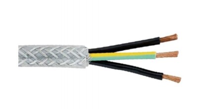 3-adriges SY geflochtenes gepanzertes Steuerflexkabel 0,75 mm, 1,0 mm, 1,5 mm, 2,5 mm, 4 mm, 6 mm