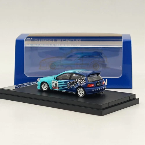 SW1:64 Honda Civic EG6 Kanjozoku FALKEN limited499 Diecast Model Car - Picture 8 of 16