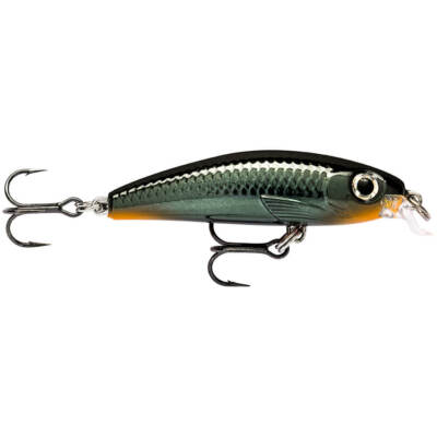Rapala Ultra Light Minnow Wobbler sinkend CBN Carbon Kunstköder 3D-Auge Köder