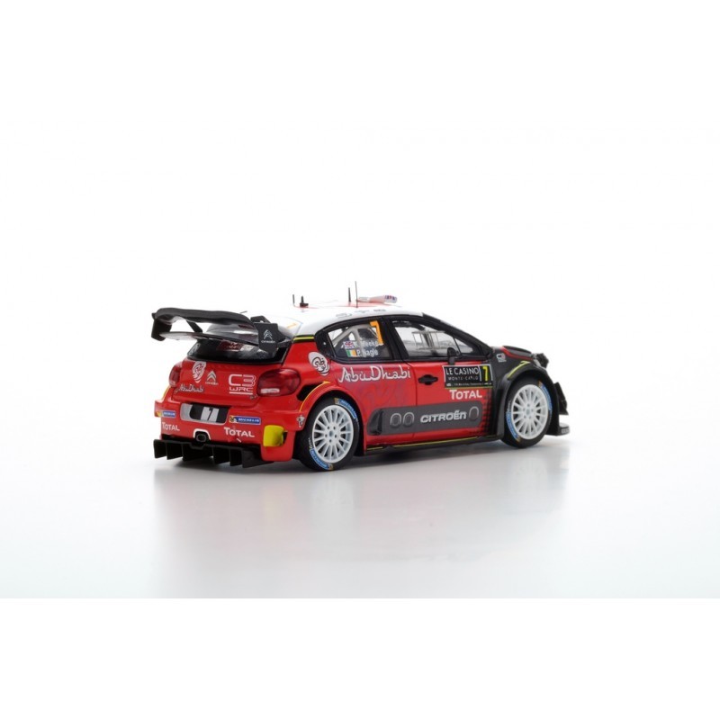 Miniature Spark 1/43 - Citroën C3 WRC Rallye Monte-Carlo 2017 - AG L13 - Occasion