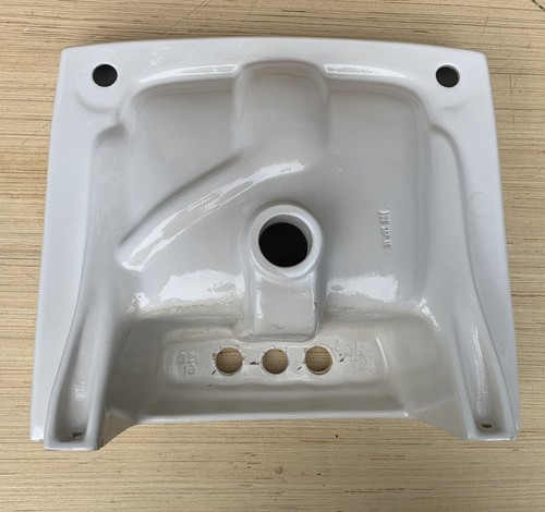 Vtg Ceramic White 19x18 American Standard Old Bath Wall Sink - Picture 6 of 8