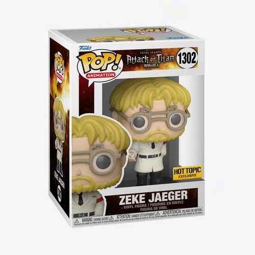 Funko Animation ATTACK ON TITAN - ZEKE JAEGER (HT EXCLUSIVE) #1302 NEW EREN