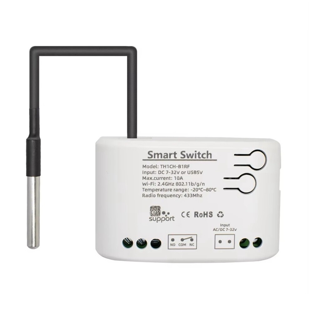 APP WIFI Smart Temperature Switch 10A Monitoring Thermostat 1CH9824
