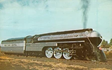 New York Central 5429 Postcard 1941 Portrait Empire State Express Hudson J-3a. N