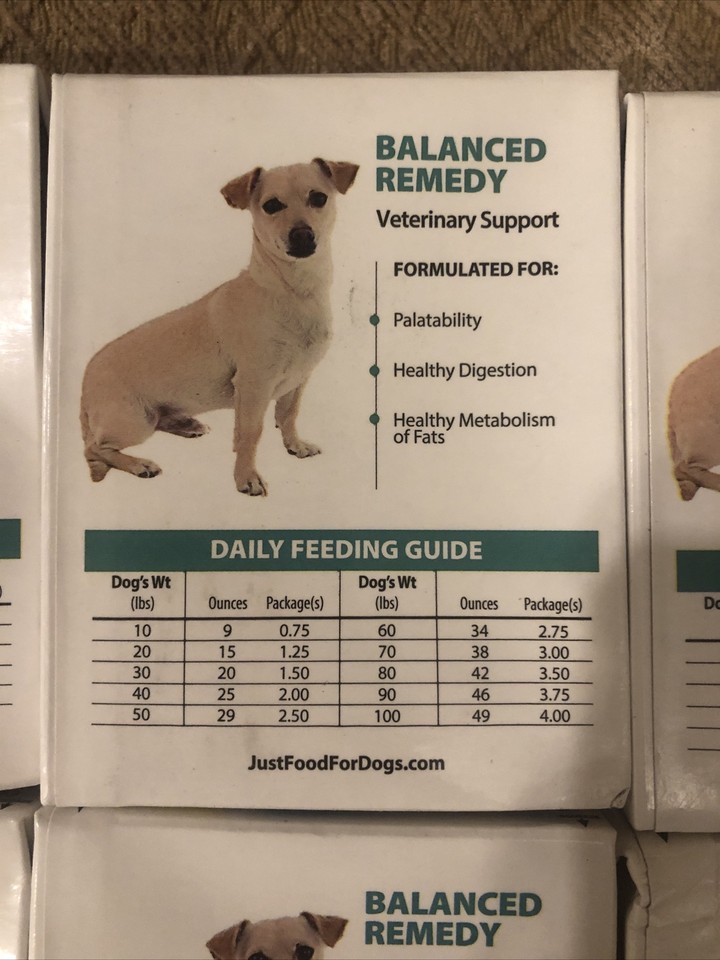 JustFoodForDogs Balanced Remedy (12 Pack)(12.5 Oz Each) For Sensitive