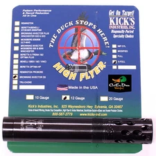 KICKS HIGH FLYER PORTED CHOKE TUBE EXTRA FULL 12GA BROWNING INVECTOR DS A5 