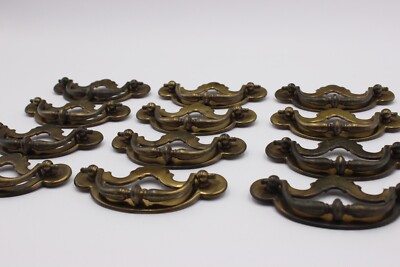 Vintage Lot Of 12 Dresser Drawer Pull Handles Antique Brass Cabinet | eBay Vintage Lot Of 12 Dresser Drawer Pull Handles Antique Brass Cabinet | eBay