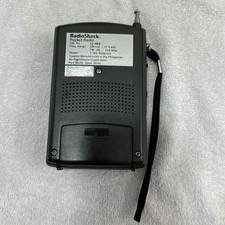 Vintage Radio Shack 12-464 AM/FM Black and Grey Pocket Radio
