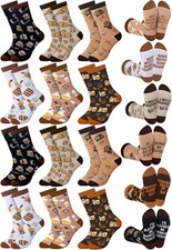 12 Pairs Funny Themed Socks Bulk Christmas Gifts for Men Women Novelty...