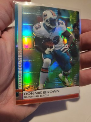 Topps Finest Football Miami Dolphins Ronnie Brown Insert Refractor /199