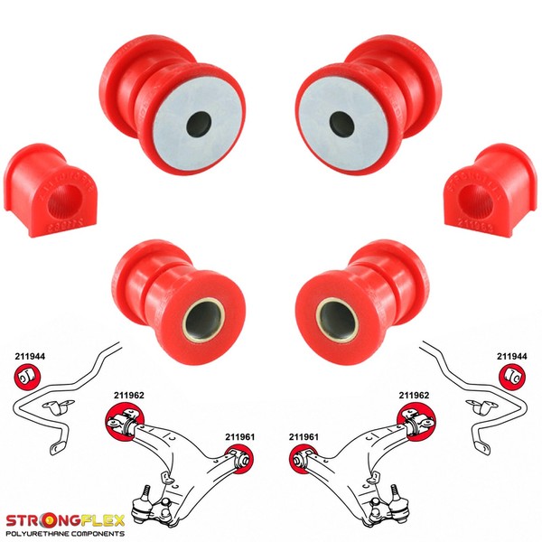 strongflex Kit Busches Fahrwerk Vorne Aus Polyurethan FüR Celica V FWD ST180-image
