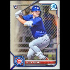 Seiya Suzuki 2022 Topps Chrome Rookie Card No.69 Base Card, Baseball, NM. rookie card picture