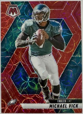 2025 Panini Mosaic Michael Vick 215 Red Scope Prizm Philadelphia