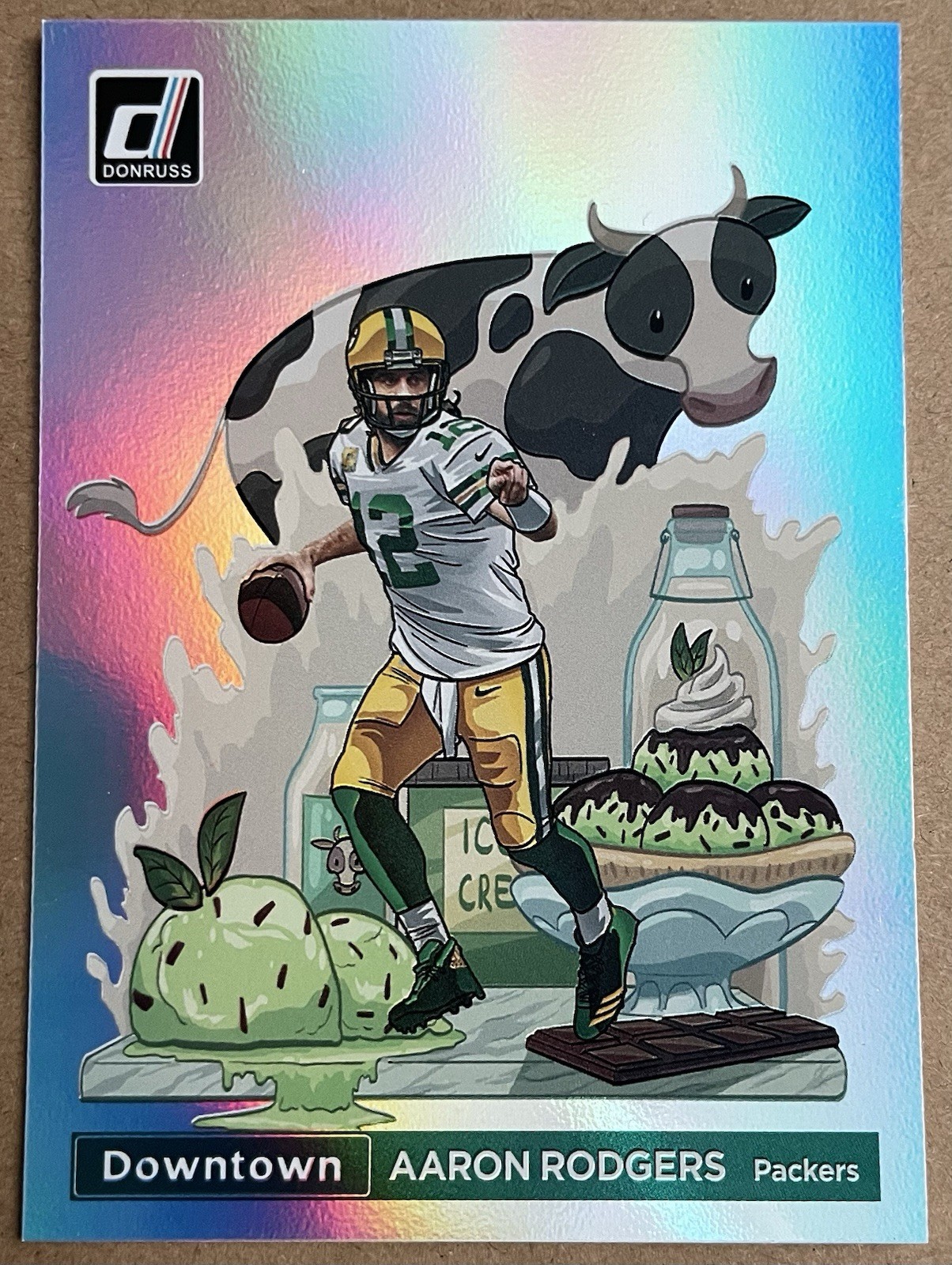 2022 Panini Donruss - Downtown! Aaron Rodgers #DT-AR