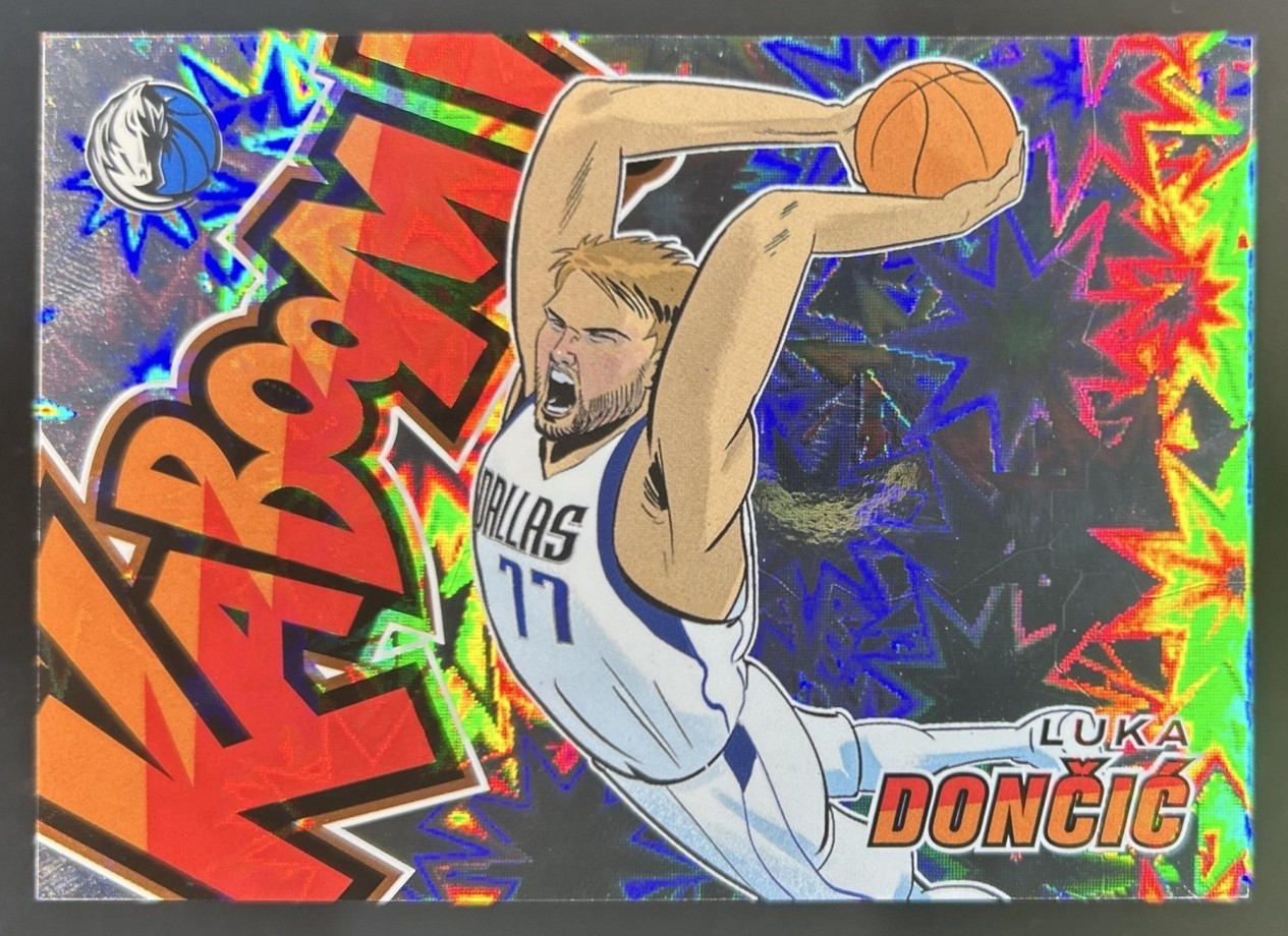 Luka Doncic 2024 Revolution #9 Kaboom! (Horizontal) Price Guide 