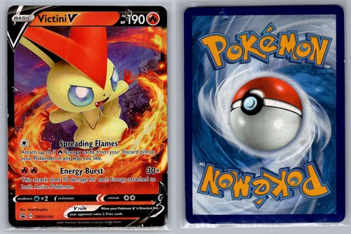 Victini V SWSH104 Sword & Shield Promo DMG