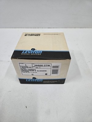 Leviton Slide Dimmer  26666-37W  White
