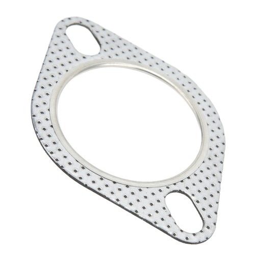 Down Pipe Gasket Exhaust Flange Gasket Heat Resistant Reinforced Steel 2 Holes - Picture 10 of 12