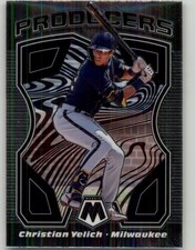 2021 Panini Mosaic Christian Yelich Producers #P5 Milwaukee Brewers