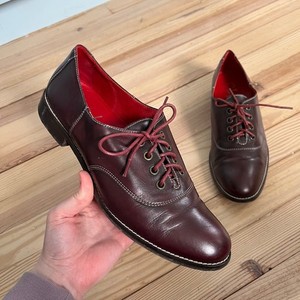 chinese dress ladies Handmade Men Burgundy Brogue Formal Shoes, Burgundy Dress Shoes US 8.5 / Burgundy / D