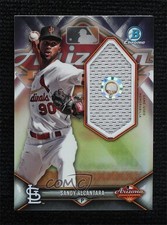 2018 Bowman Chrome 2017 AFL Fall Stars Relics 52/99 Sandy Alcantara #AFLR-SA 9b3