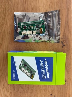 ReSpeaker 2-Mic Pi HAT Expansion Board For Raspberry Pi 4B +CE W/B+/3B+/3B