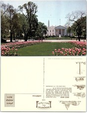 Vintage Postcard White House Washington DC Tu...