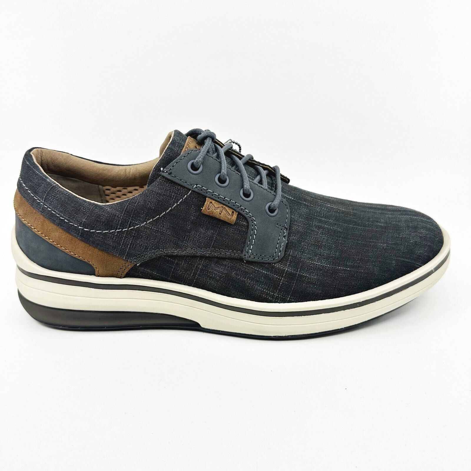 Мужские оксфордские кроссовки Mark Nason Casual Cell Wrap Manteo серого цвета, размер 8,5