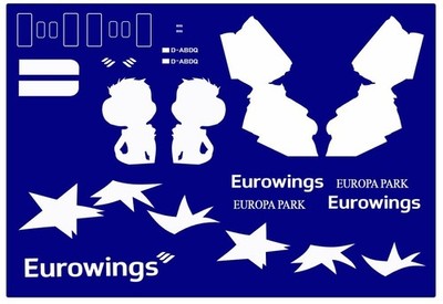 Airbus A320 Eurowings  1144 decal for scale models