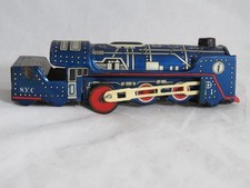 Vintage Tin Friction Toy Train