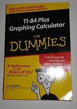 Ti-84 Plus Graphing Calculator for Dummies - Paperback, by Edwards C. C. - Good