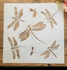 Mandala Dragonfly Design Home Decor Reusable Plastic Stencil - StencilAir