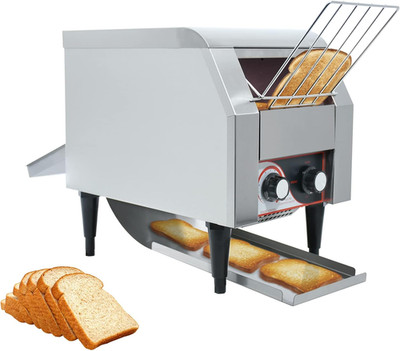 High-Performance Stainless Steel Conveyor Toaster - 150 Slices/Hour, 7 Speeds