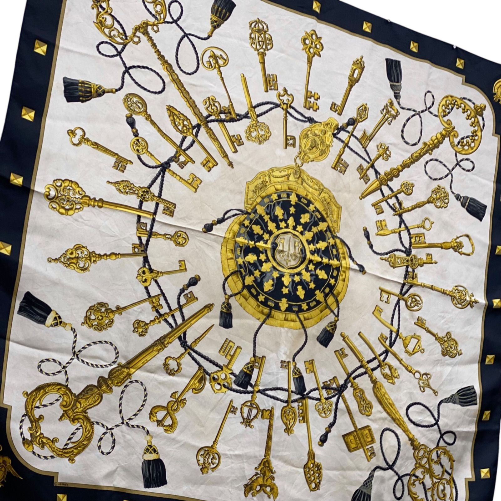 Hermès Carre 90 Silk Scarf Musée Museum shawl woman France Paris from japan