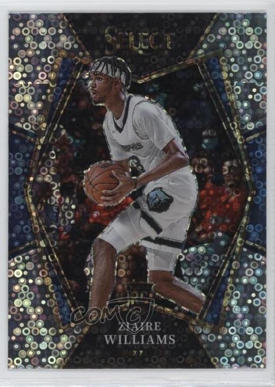 2021-22 Panini Select Premier Level Disco Prizm Ziaire Williams #181 Rookie RC