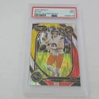 Panini Select 2024 Bo Nix #221 Red & Yellow Shock Club Level PSA 9 Broncos