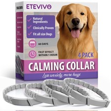 Calming Collar for Dogs 4 Pack Dog Pheromone Collars Anxiety Relief, Stress...