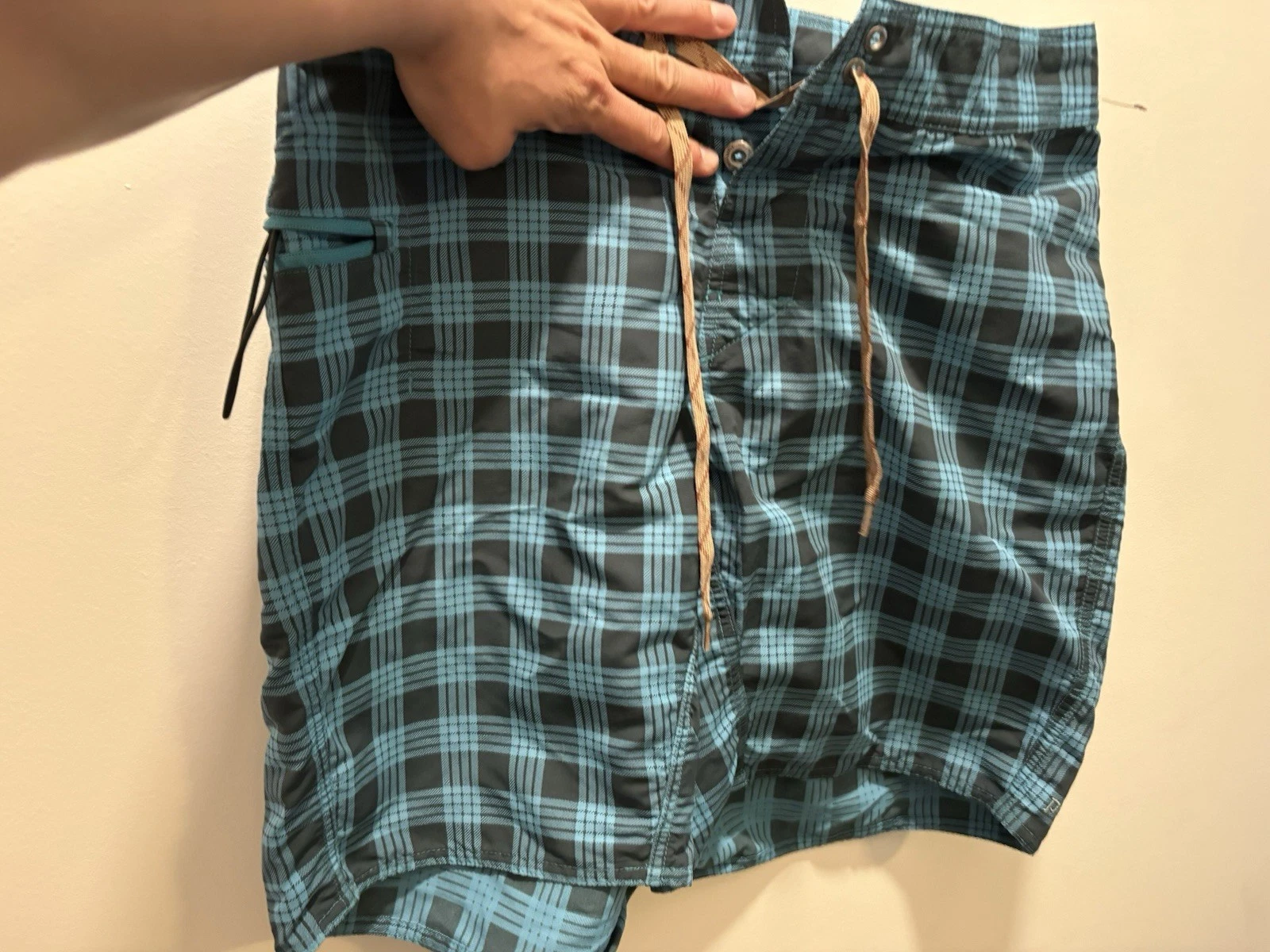 Patagonia Men’s Plaid Blue Shorts
