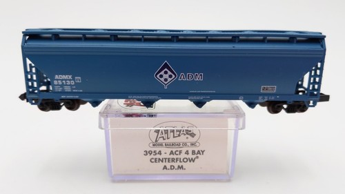 Atlas 3954 escala N ACF A.D.M. Tolva de flujo central de 4 bahías #85130 EX/caja | Condition: Used