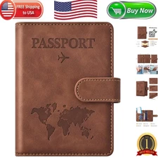 Elegant RFID Passport Holder with Magnetic Closure for Secure Travel Essentials