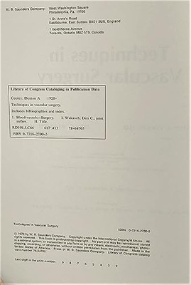 Techniques in Vascular Surgery - ACCEPTABLE