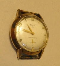 Vintage  Elgin Shockmaster DuraPower 10k RGP Missing Crown Parts/Repair