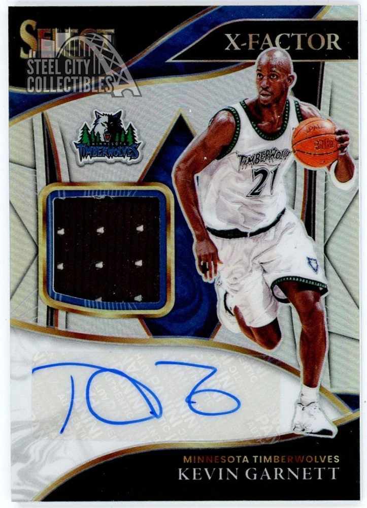 Kevin Garnett Basketball Original Autographed Sports Trading Cards