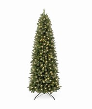 Artificial Pencil Christmas Tree with Viral Twinkling Lights, PreLit Spruce New