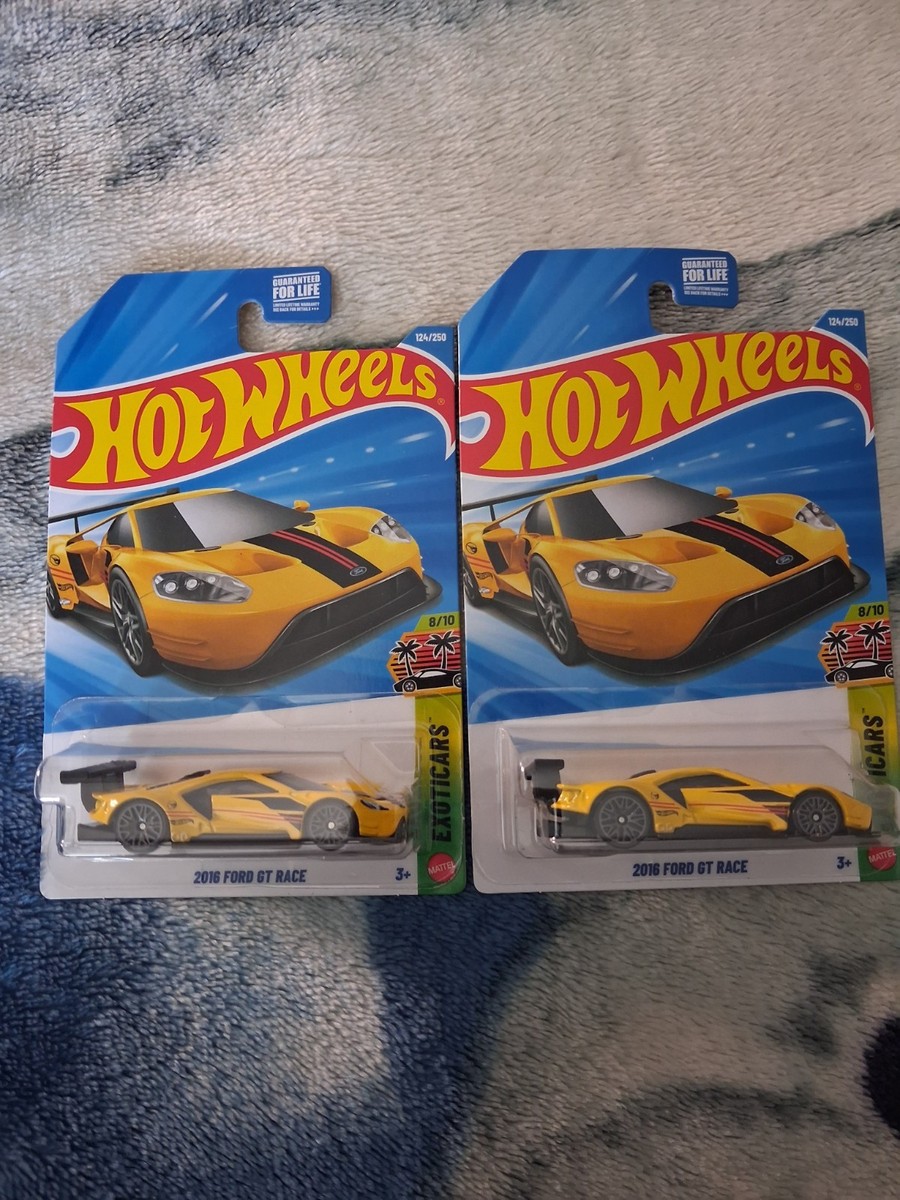 2026 HOTWHEELS F Case -Treasure Hunt 2016 Ford GT RACE Lot Of Two