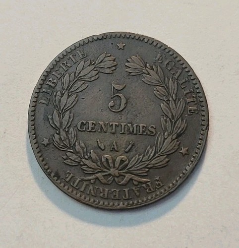1888 A France 10 Centimes World Coin - Picture 2 of 2
