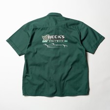 mens vintage shirt green 42 / XL / 50